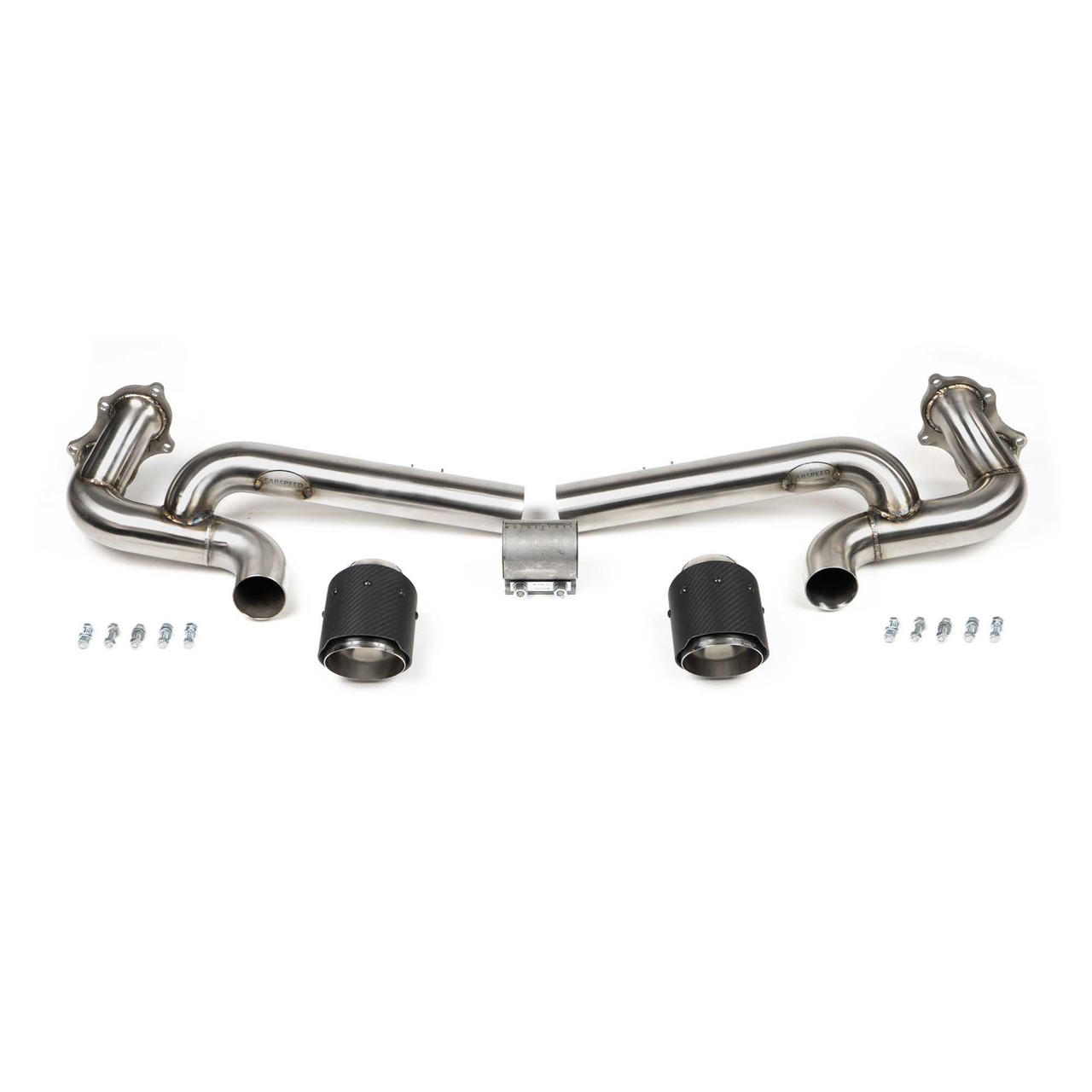 Fabspeed Porsche 718 GT4 / GTS / Spyder Lightweight Competition Exhaust System (2020+) - Image 3