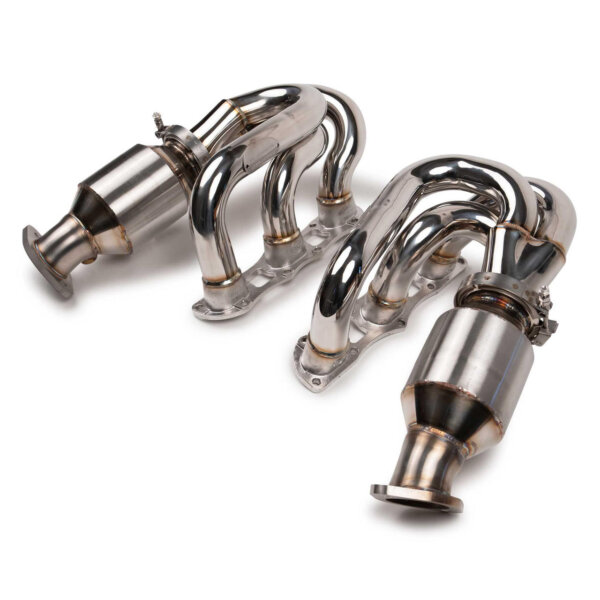 Fabspeed Porsche 981 Boxster / Cayman RENNKRAFT™ Modular Headers with HJS Catalytic Converters (2013-2016) - Image 3