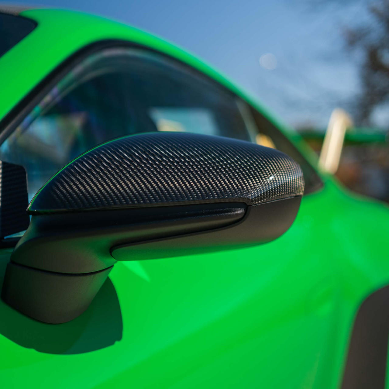 Fabspeed Porsche 992 Carrera / Turbo / GT3 Carbon Fiber Mirror Covers (2019+) - Image 6