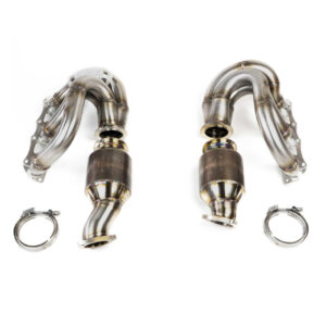 Fabspeed Porsche 981 Cayman GT4 / Boxster Spyder RENNKRAFT™ Modular Headers with HJS Catalytic Converters (2015-2016)
