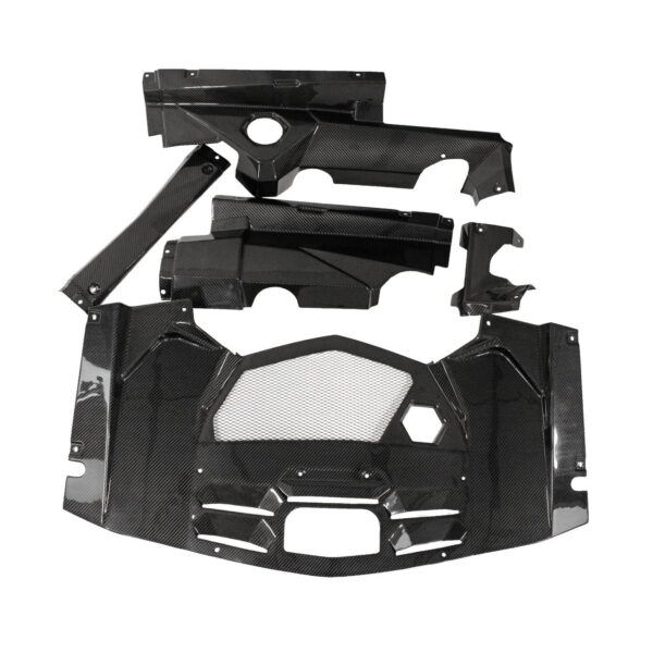 Carbon Fiber 5 Piece Engine Bay Set  - Lamborghini Aventador