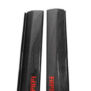 Carbon Fiber OEM Door Sills w/ Red Script - Ferrari 360