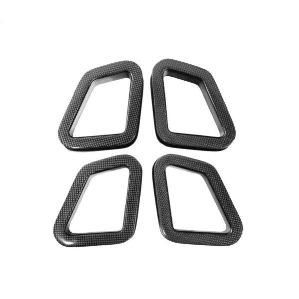 Carbon Fiber Challenge Stradale Seat Belt Harness Guides - Ferrari 360