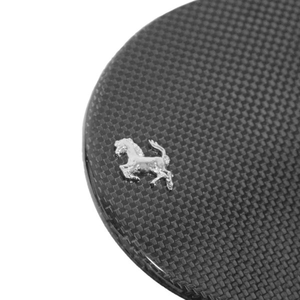 Carbon Fiber Petrol/Fuel Door With Cavallino - Ferrari 488 Pista - Image 2