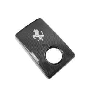 Carbon Fiber Coolant Tank Cover with Cavallino - Ferrari F430