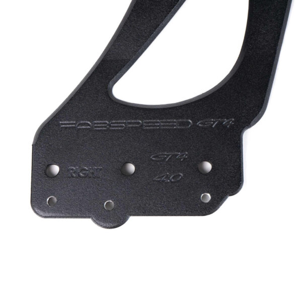 Fabspeed Porsche 981/718 Cayman GT4 Monoblock Wing Risers (2015+) - Image 4