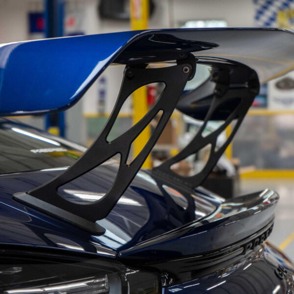 Fabspeed Porsche 981/718 Cayman GT4 Monoblock Wing Risers (2015+) - Image 12