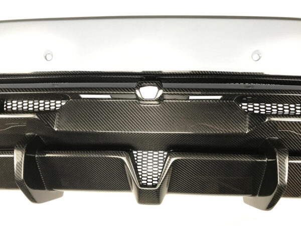 Lamborghini Carbon Fiber - GT Style Rear Bumper With Rear Diffuser - Image 4