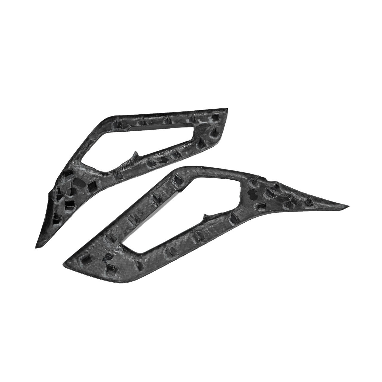 Carbon Fiber Inner Door Handle Pull Trim Set - Lamborghini Aventador - Image 4