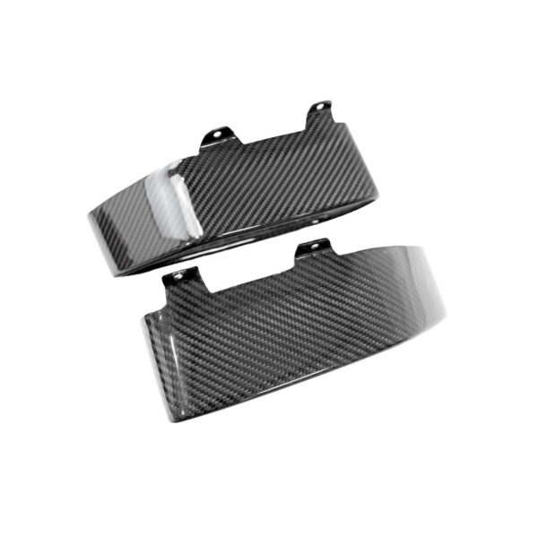 Carbon Fiber Silver Mesh Tail Pipe Tips - McLaren MP$-12C/650S - Image 3