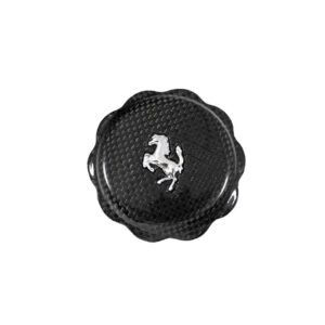 Carbon Fiber Oil Cap Cover With Cavallino - Ferrari 360