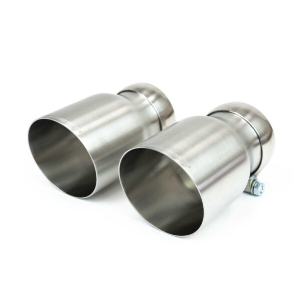 Fabspeed Porsche 718 GT4 / GTS / Spyder Deluxe Exhaust Tips (2020+) - Image 3