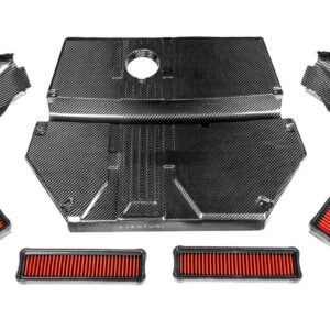 Eventuri BMW F97 X3M / F98 X4M Black Carbon Airbox Lid + Carbon Scoops