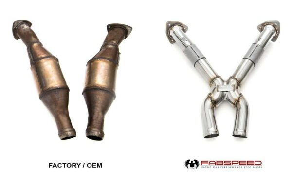 Fabspeed Aston Martin V8 Vantage 2nd link comp.X-Pipe - Image 2