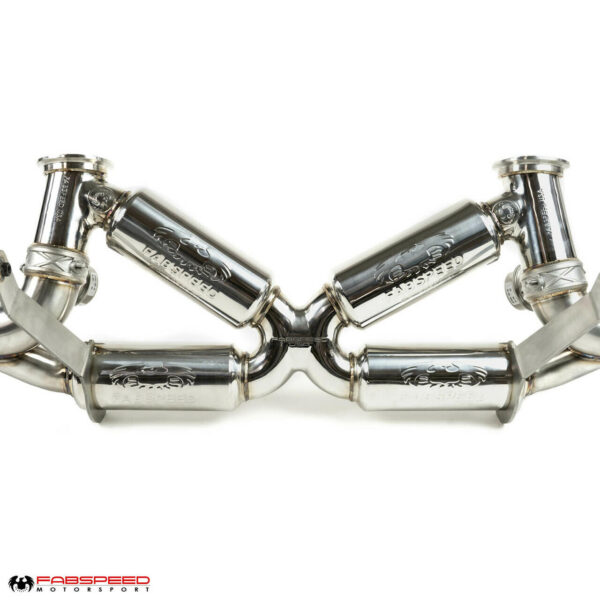 Fabspeed Audi R8 V10 Valvetronic Supersport X-Pipe Exhaust System (2009-2015) - Image 7