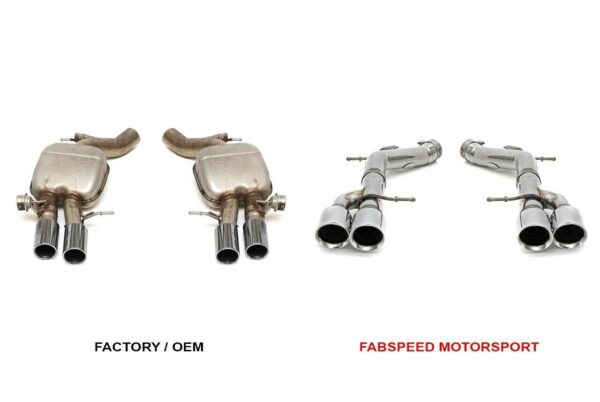 Fabspeed BMW M5 F10 Muffler Bypass Pipes - Image 3