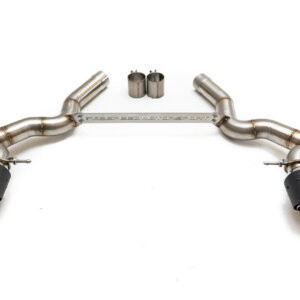 Fabspeed BMW M5 F90 Muffler Bypass Pipes with Quad Style Tips