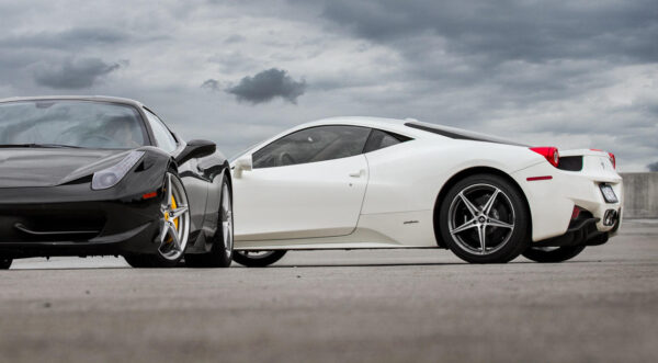 Fabspeed Ferrari 458 Italia Challenge Style Dual Exhaust Tips (2010-2015) - Image 9