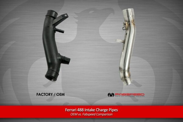 Fabspeed Ferrari 488 Pista Style Intake Charge Pipes - Image 5