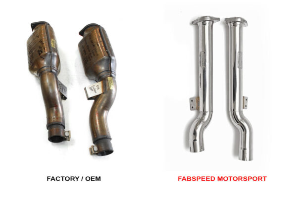 Fabspeed Ferrari 599 2nd link comp. Pipes (2006-2012) - Image 2