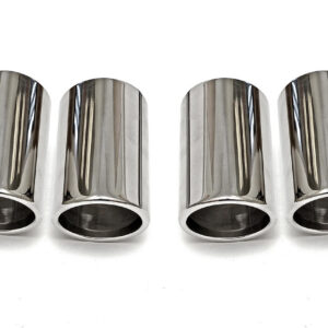 Fabspeed Ferrari F430 Polished Slip-on Tip Covers (2005-2009)