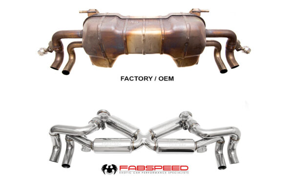 Fabspeed Lamborghini Gallardo LP550-2 / LP560 / LP570 Valvetronic Supersport X-Pipe Exhaust System - Image 9