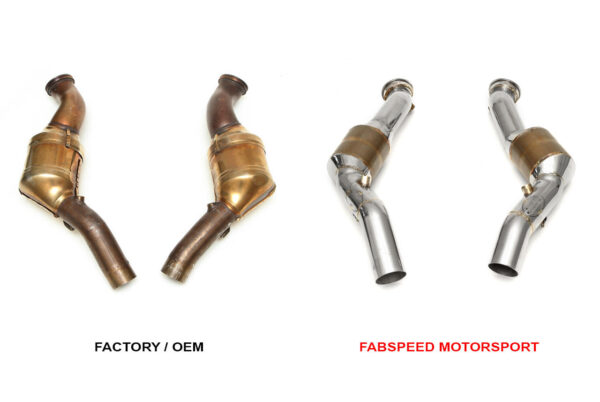 Fabspeed Maserati Ghibli Primary Sport Cat Downpipes (2013+) - Image 2