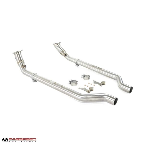 Fabspeed Maserati GranTurismo link comp. Pipes (2008-2019) - Image 3