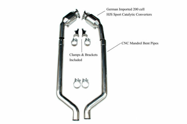 Fabspeed Maserati GranTurismo Sport Catalytic Converters (2008-2019) - Image 3