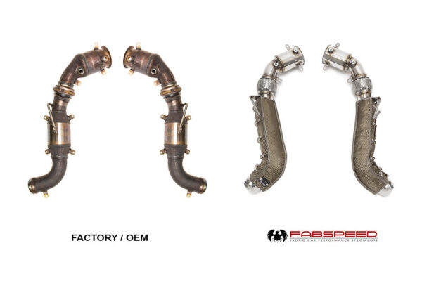 Fabspeed McLaren 570S / 570GT / 540C link comp. Pipes (2011-2014) - Image 3
