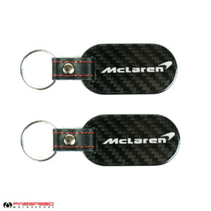 Fabspeed Mclaren Swoop & Text Carbon Fiber Keyring