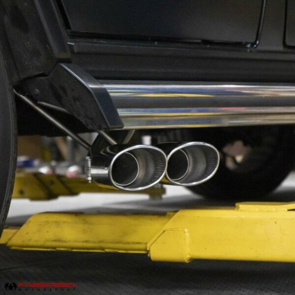 Fabspeed Mercedes-Benz G-Wagen G63 AMG Maxflo Performance Exhaust with Quad Tips (2015-2018) - Image 8