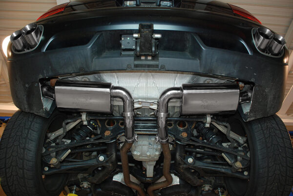 Fabspeed Porsche 957 S / GTS Maxflo Performance Exhaust System (2008-2010) - Image 2