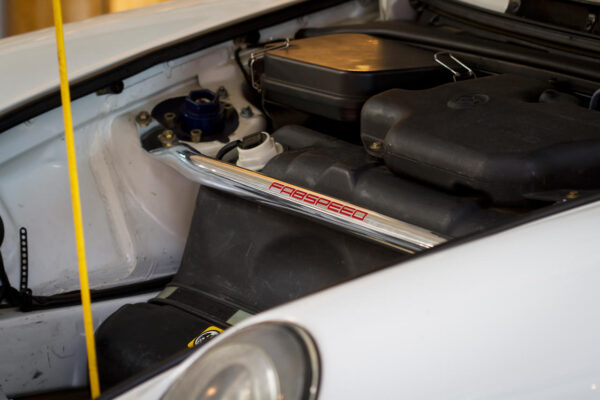 Fabspeed Porsche 964 Turbo 965 GT2 EVO Front Strut Bar (1990-1994) - Image 3