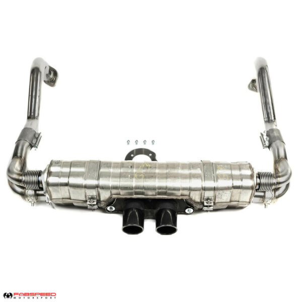 Fabspeed Porsche 981 Cayman GT4 / Spyder Valvetronic GT3 Muffler Conversion Kit - Image 5