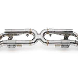 Fabspeed Porsche 991 Carrera Valvetronic Center Muffler Bypass X-Pipe (Valved Exhaust Only) (2012-2016)