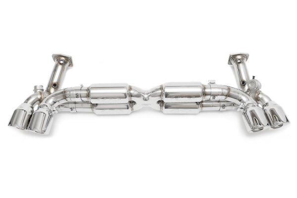 Fabspeed Porsche 991 Turbo / Turbo S Valvetronic Supersport  X-Pipe Exhaust System (2013-2016) - Image 3