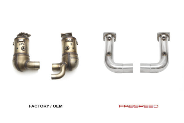 Fabspeed Porsche 991.2 Carrera link comp. Pipes (for Base) (2017-2019) - Image 2