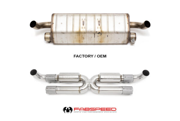 Fabspeed Porsche 991.2 Carrera Center Muffler Bypass X-Pipe (for Base) (2017-2019) - Image 5