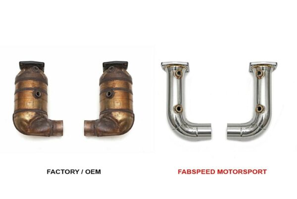 Fabspeed Porsche 991.2 Turbo / Turbo S Competition Link Pipes (2017+) - Image 3