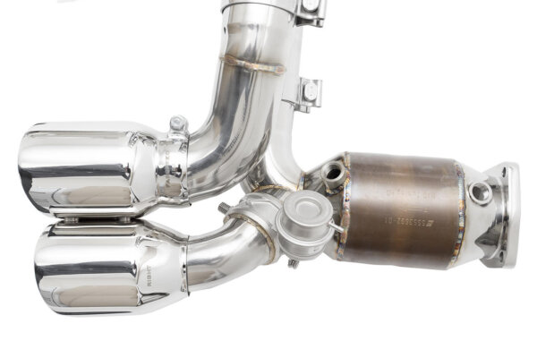 Fabspeed Porsche 991.2 Twin Turbo / Turbo S Valvetronic Supersport X-Pipe Exhaust System (2017-2020) - Image 5