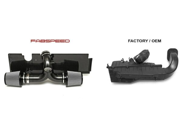 Fabspeed Porsche 996 Carrera Carbon Fiber Competition Air Intake System (2000-2004) - Image 2