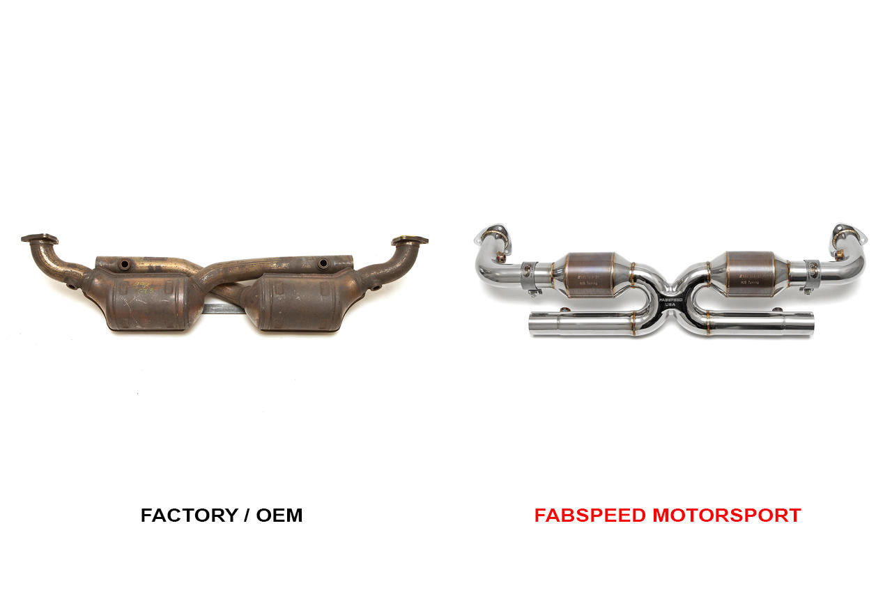 Fabspeed Porsche 996 GT3 Sport Cat X-Pipe (1999-2005) - Corsa Crew