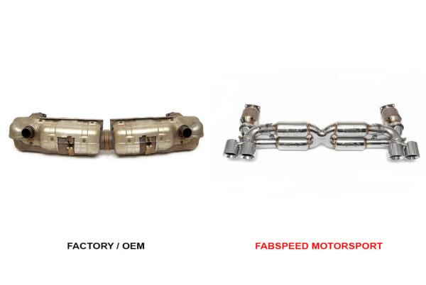 Fabspeed Porsche 997 Turbo Supersport 70mm X-Pipe Exhaust System (2006-2009) - Image 2