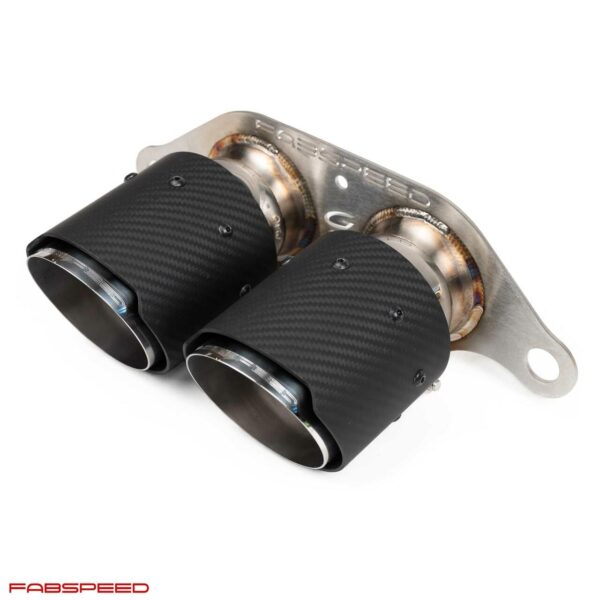 Fabspeed Porsche 997.2 GT3 / GT3 RS Deluxe Dual Style Tips (2010-2011) - Image 2