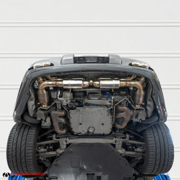 Fabspeed Porsche 997.2 Turbo / Turbo S Valvetronic Supersport X-Pipe Exhaust System (2010-2012) - Image 12