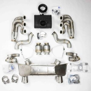 718 GT4RS D3 Power Package - 93mm Intake + Street Headers + Muffler