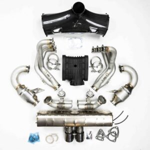 991.1 GT3RS Street Header, 93mm Intake Kit, Optional Lifetime Muffler Exhaust D3 Power Package