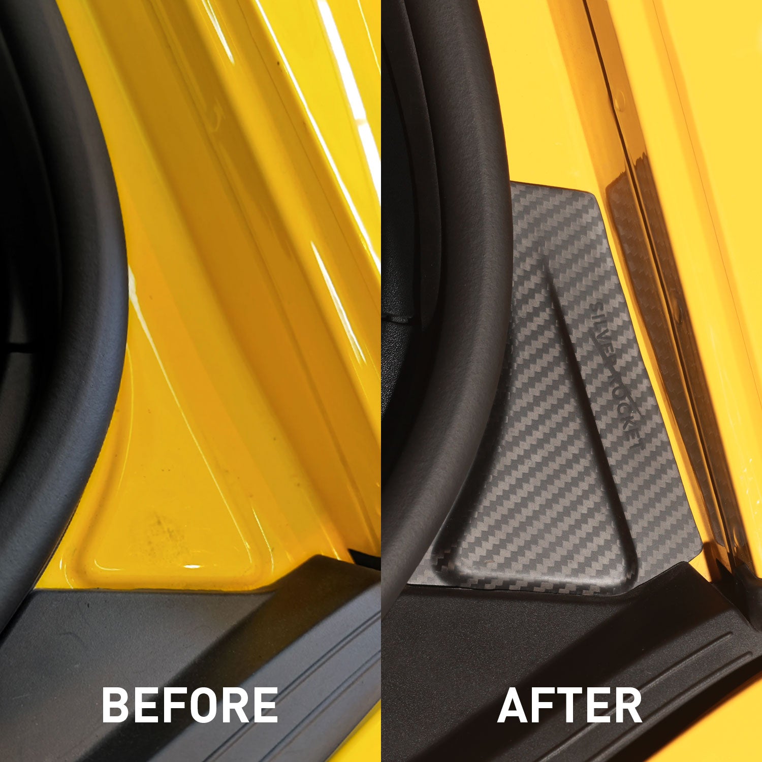 SilverRocket Dry Carbon Fiber Wing Support Reinforcement Plate - Image 3