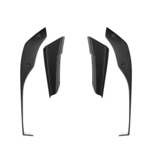 SilverRocket Dry Carbon Fiber Clubsport Dive Plane & Lower Side Spoiler Pack